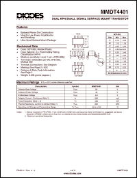 Click here to download MMDT4401 Datasheet