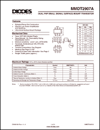 Click here to download MMDT2907 Datasheet