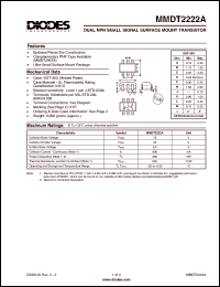 Click here to download MMDT2222A Datasheet