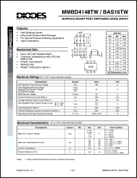 Click here to download MMBD4148TW Datasheet