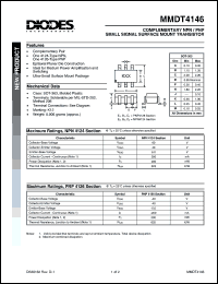 Click here to download MMDT4146 Datasheet
