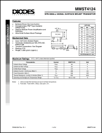 Click here to download MMST4124 Datasheet