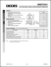 Click here to download MMDT5551 Datasheet