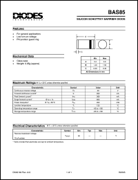 Click here to download BAS85 Datasheet