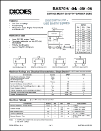Click here to download BAS70H-04 Datasheet