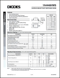 Click here to download 1N4448HWS Datasheet