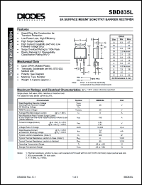 Click here to download SBD835L Datasheet
