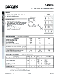 Click here to download BAS116 Datasheet
