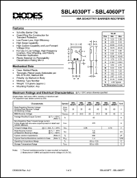Click here to download SBL4060PT Datasheet