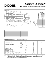 Click here to download BC848BW Datasheet