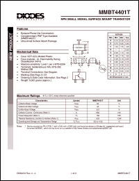 Click here to download MMBT4401T Datasheet