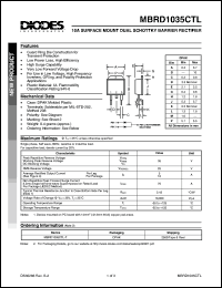 Click here to download MBRD1035 Datasheet