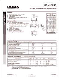 Click here to download SDM10P45 Datasheet