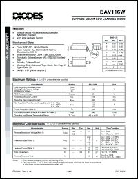 Click here to download BAV116 Datasheet