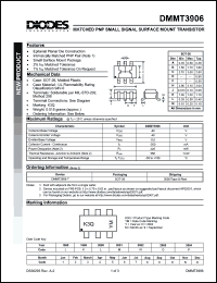 Click here to download DMMT3906-7 Datasheet