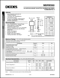 Click here to download MBRM360 Datasheet