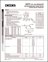 Click here to download DDTC143FE Datasheet