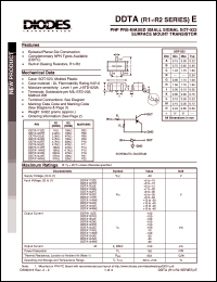 Click here to download DDTA144WE Datasheet