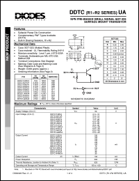 Click here to download DDTC143FUA Datasheet
