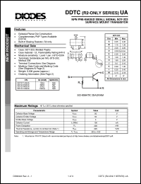 Click here to download DDTC115GUA Datasheet
