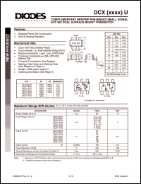 Click here to download DCX114 Datasheet