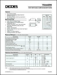 Click here to download 1N4448W-7 Datasheet