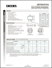 Click here to download 2N7002V Datasheet
