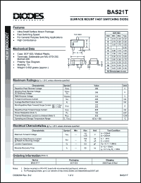 Click here to download BAS21T-7 Datasheet