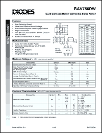 Click here to download BAV756DW Datasheet