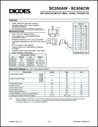 Click here to download BC858BW-7 Datasheet