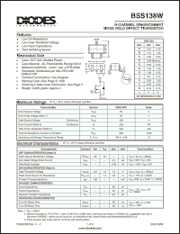 Click here to download BSS138W-7 Datasheet