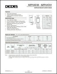 Click here to download BZT52C43-7 Datasheet
