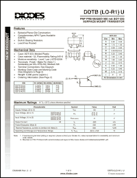 Click here to download DDTB122LU-7 Datasheet