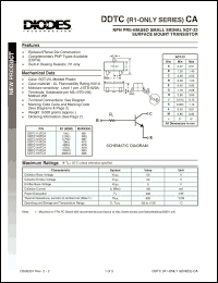 Click here to download DDTC113TCA-7 Datasheet