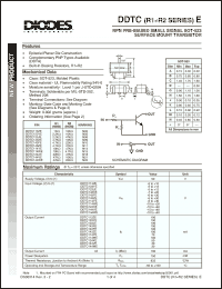 Click here to download DDTC144VE-7 Datasheet