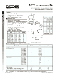 Click here to download DDTC144VKA-7 Datasheet