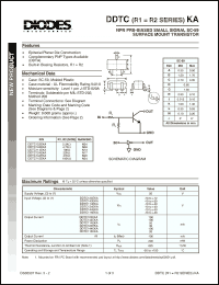 Click here to download DDTC123EKA-7 Datasheet