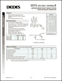 Click here to download DDTC144GE-7 Datasheet
