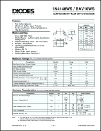 Click here to download 1N4148WS Datasheet