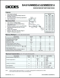Click here to download MMBD4148 Datasheet