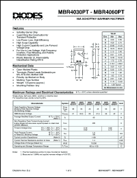 Click here to download MBR4045 Datasheet