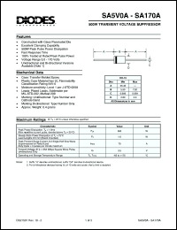 Click here to download SA160CA Datasheet