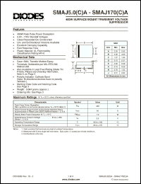 Click here to download SMAJ100A Datasheet