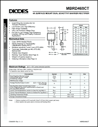 Click here to download MBRD460CT-T Datasheet