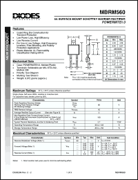 Click here to download MBRM560 Datasheet