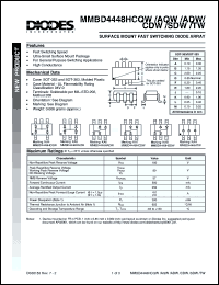 Click here to download MMBD4448HTW Datasheet