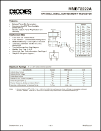 Click here to download MMBT2222A-7 Datasheet
