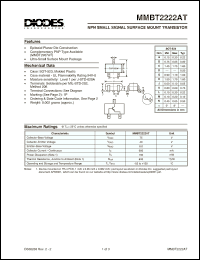Click here to download MMBT2222AT-7 Datasheet
