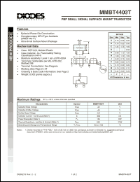Click here to download MMBT4403T-7 Datasheet