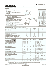 Click here to download MMBT5401-7 Datasheet